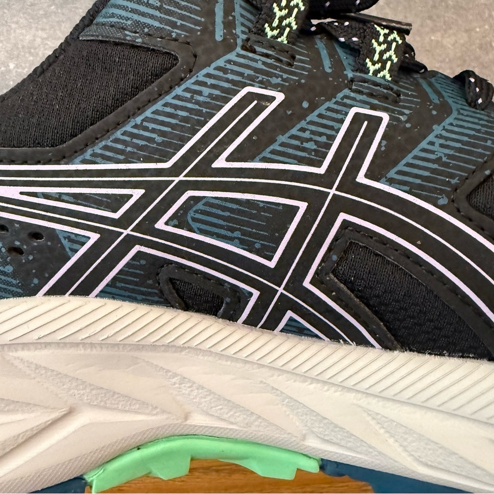 ASICS GEL Venture 9 Women's Trail Running Shoes Black Violet Blue Size 11 Wide - Picture 9 of 12